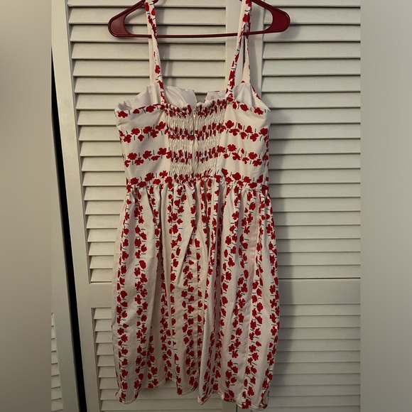 R & K Poppy Red and White Dress Size 12 - Picture 4 of 7